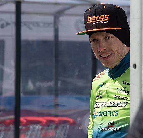 Sieger Rainer Kepplinger (AUT, Hrinkow Advarics), Herren Elite, U23, Radliga, 60. Raika Kirschbluetenrennen, Wels, Oberösterreich