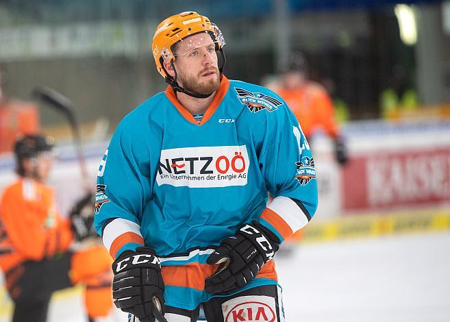 Gints Meija (Steinbach Black Wings 1992) Steinbach Black Wings 1992 vs Graz 99ers, Qualifikationsrunfe Eishockey, Bet at Home ICE Hockey League