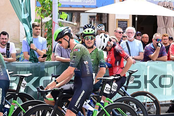 Riccardo Zoidl (AUT, Hrinkow Advarics), Loic Bettendorff (LUX, Hrinkow Advarics) 5. Etappe von Langenlois nach Wien, 109km, Tour of Austria