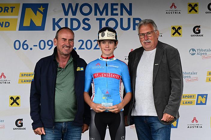 Bester Österreicher der Kids Tour Georg Wartlsteiner (AUT, LRV Tirol / OOE), Zeitfahren Herzogenburg, 3. Etappe Sportland NOE Kids Tour