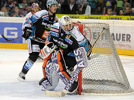Tormann Alex Westlund, Linz, EHC Liwest Black Wings Linz vs. EC Red Bull Salzburg