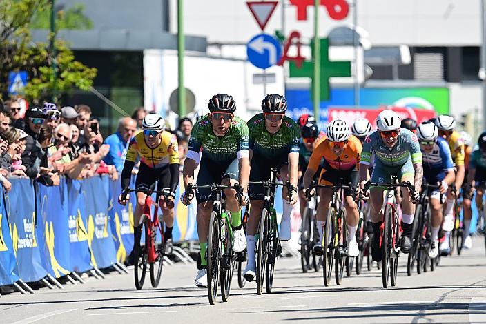 Giacomo Ballabio (ITA, Hrinkow Advarics), Loic Bettendorff (LUX, Hrinkow Advarics) Herren Elite, U23, Road Cycling League Austria, 63. Raika Kirschbluetenrennen, Wels, Oberösterreich