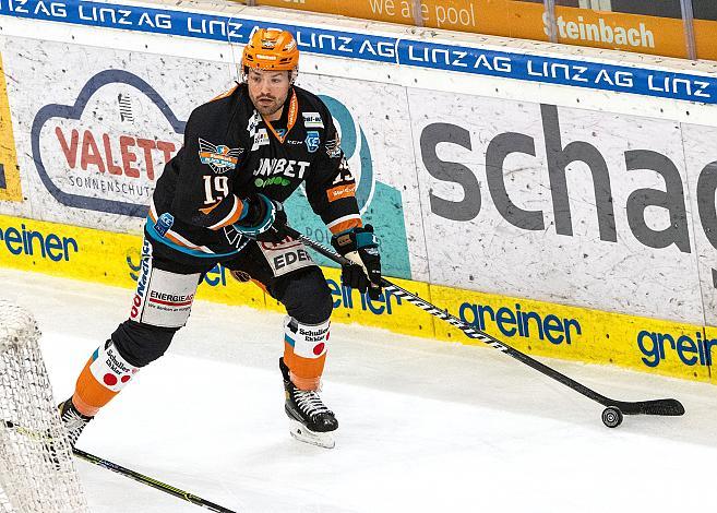 Andrew Kozek (Steinbach Black Wings 1992) Black Wings Linz vs Hydro Fehervar AV 19,  Eishockey, Bet at Home ICE Hockey League