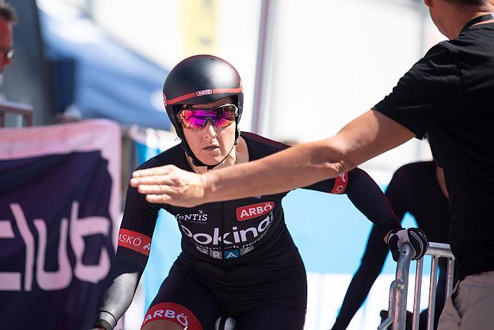 Manuela Hartl (GER, Team Cookina ARBÖ ASKÖ Graz RLM Stmk) MYGYM Master Race am Salzburg Ring, Zeitfahren, ÖRV RadLiga, Radsport, Radliga, ÖRV, Damen Elite,