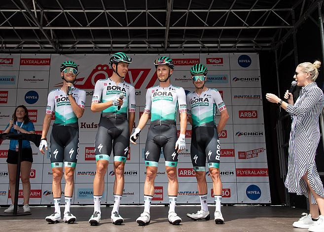 Team Bora - Hansgrohe, GER  mit Felix Grossschartner (AUT, Bora - Hansgrohe), Lukas Pöstlberger (AUT, Bora - Hansgrohe), Patrick Konrad (AUT, Bora - Hansgrohe), Patrick Gamper (AUT, Bora - Hansgrohe), Elite Herren, Österreichische Meisterschaft Strassenrennen, Kufstein, Tirol 