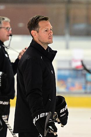 Head Coach Philipp Lukas (Steinbach Black Wings Linz)  (Steinbach Black Wings Linz) Erstes Eistraining, Steinbach Black Wings Linz , Linz AG Eisarena