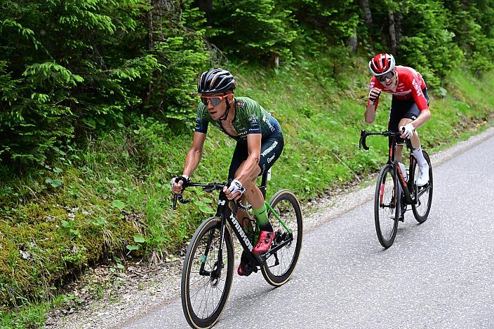 Philipp Hofbauer (AUT, WSA KTM Graz pb Leomo), Riccardo Zoidl (AUT, Hrinkow Advarics), 4. Etappe St.Florian /Asten - Hinterstoder/Höss 15. Int. Raiffeisen OÖ-Radrundfahrt UCI Kat. 2.2