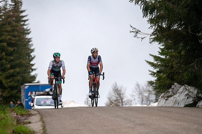 Matteo Fabbro (ITA, Bora Hans Grohe) Vincenzo Nibali (ITA, Trek - Segafredo) Stage 14 Cittadella - Monte Zoncolan (205km), 104. Giro d Italia, UCI Worl Tour