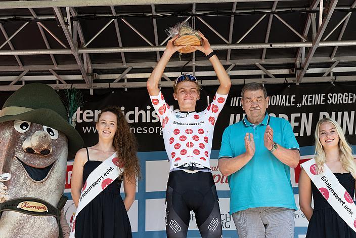 Etappensieger Im Bergtrikot Artem Shmidt (USA, Cannibal Team), Bad Wimsbach - Strass im Attergau, Int. "Keine Sorgen" Junioren Rundfahrt UCI Kat. 2.1 MJ