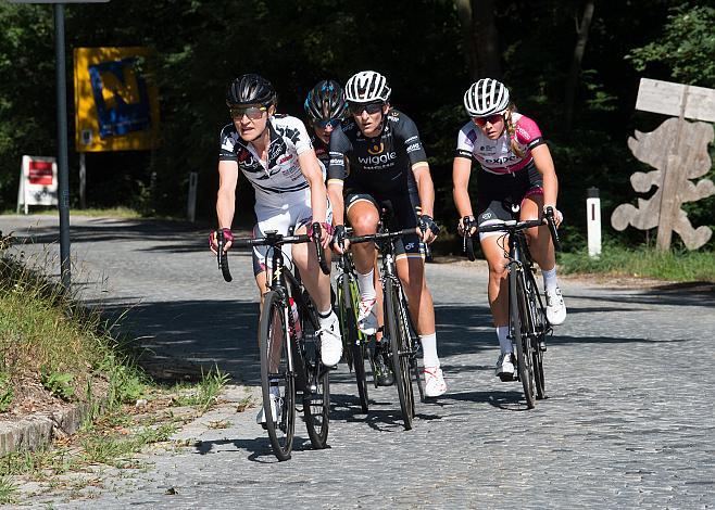 Angelika Tazreiter (AUT, ARBÃ– ASKÃ– Graz-RLM)Da, Sarah Rijkes (AUT, Experza - Footlogix), Martina Ritter (AUT, Team Wiggle High5)  menrennen Staatsmeisterschaft, Strassenrennen, Kahlenberg, Wien