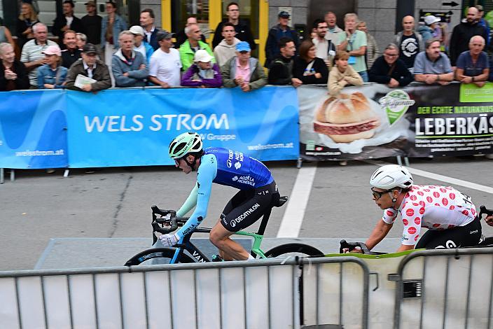 Felix Gall (AUT, Decathlon AG2R La Mondiale Team), Josef Dirnbauer (AUT, Cycling Team Schwingshandl), Herrenrennen, Kriterium Wels
