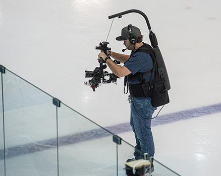 Kameramann  EHC Liwest Black Wings Linz vs HC Orli Znojmo