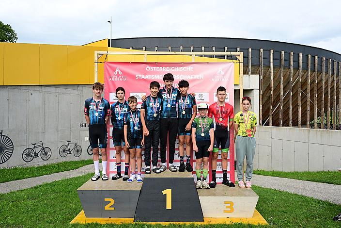 Podest Teamsprint Unter 40, Hello Yellow Velodrom Linz, Rad Bahnstaatsmeisterschaft 2025