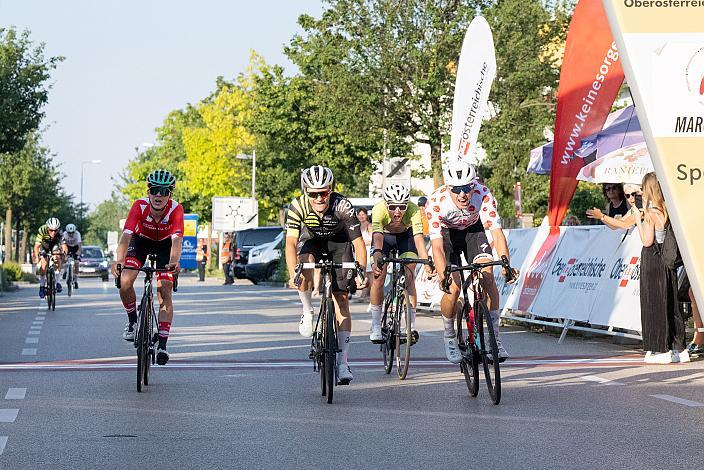 3. Platz Benjamin Eckerstorfer (AUT, Team Österreich), Viggo Moore (USA, Lux/CTS p/b Specialized) Etappensieger, 2. Platz Frank Aron Ragilo (EST, Cannibal Team), 1B Etappe Int. "Keine Sorgen" Junioren Rundfahrt UCI Kat. 2.1 MJ