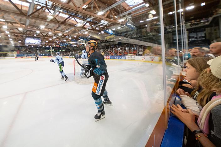 Brian Lebler (Steinbach Black Wings Linz) Testspiel Steinbach Black Wings Linz vs Straubing Tigers, Linz AG Eisarena, pre season 