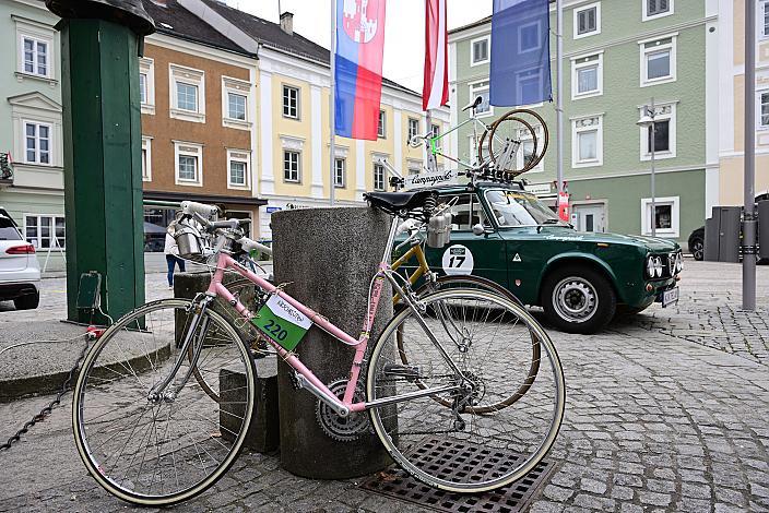 Start zur 10. Kirschblüten Radklassik, Rad Klassik, Oldtimer, Vintage, Stahlrad, Radsport, Eferding, Oberösterreich