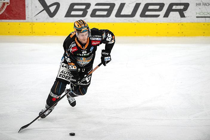 Stefan Gaffal (Steinbach Black Wings Linz) Steinbach Black Wings Linz vs HC Pustertal Wölfe, 45. Runde ICE Hockey League, Steinbach Black Wings Linz, Linz AG Eisarena 