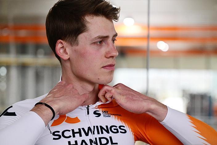 Gregor Stadlbauer (AUT, Schwingshandl Intralogistics), Pressekonferenz Team Schwingshandl Intralogistics, UCI Continental Team