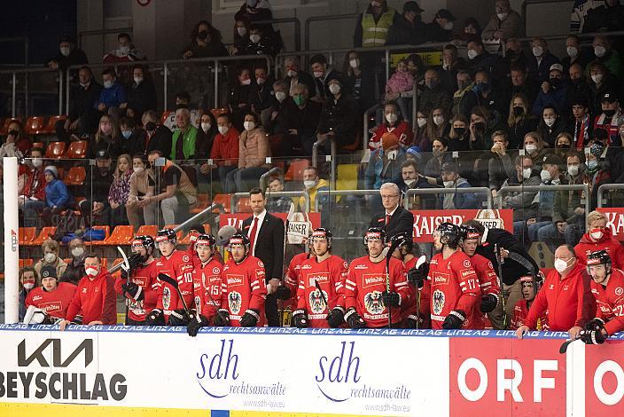 Das Team Österreich, Head Coach Team Austria Roger Bader (AUT), Assistent Coach Team Austria Philipp Lukas (AUT),  Österreich vs Tschechische Republik, Eishockey Nationalteam, Testspiel Linz, Oberösterreich 