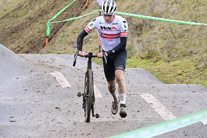 Lukas Hatz (AUT, Arbö Radrennteam Graz) 4. Radquerfeldein GP um das Sportzentrum Gunskirchen, Rad Cyclo Cross,