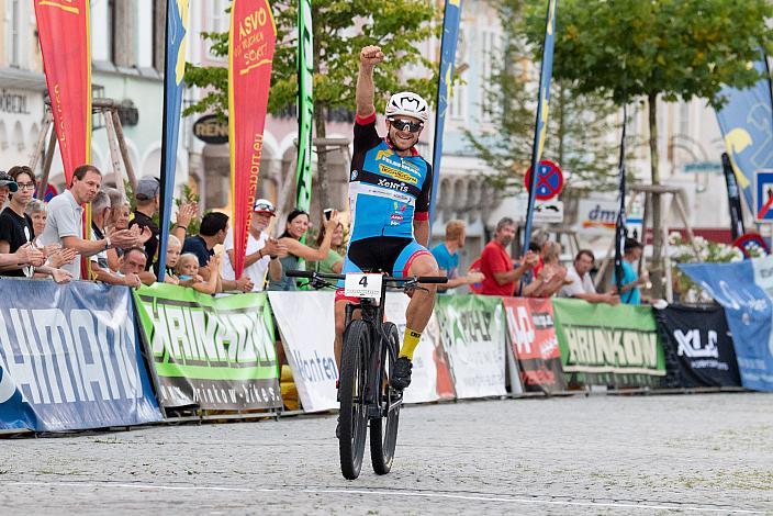 Sieger Daniel Federspiel (AUT, Team Felbermayr Simplon Wels) 23. Int. ASVÖ - HRINKOW MTB-City Kriterium Steyr,  ÖRV, Radsport, Mountainbike