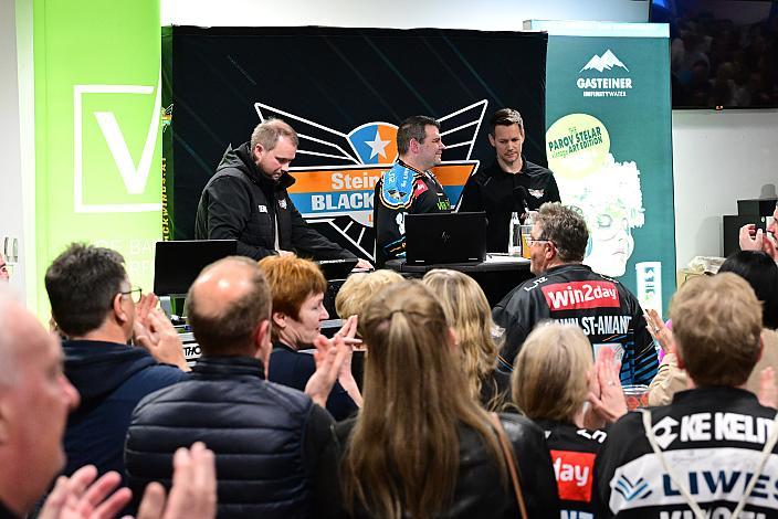 Head Coach Philipp Lukas (Steinbach Black Wings Linz) Steinbach Black Wings Linz , VIP Bereich, Linz AG Eisarena 