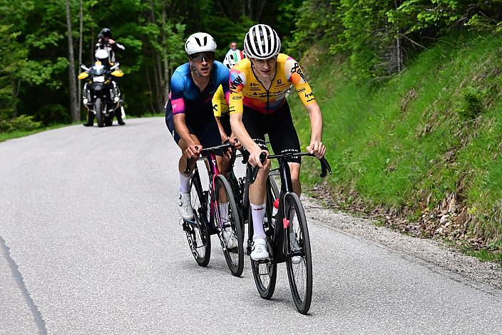 Anstieg zur Höss,, Edgar David Cadena (MEX, Petrolike),  Mattia Gaffuri (ITA, Swatt Club), Jannis Peter (GER, Team Vorarlberg), 4. Etappe St.Florian /Asten - Hinterstoder/Höss 15. Int. Raiffeisen OÖ-Radrundfahrt UCI Kat. 2.2
