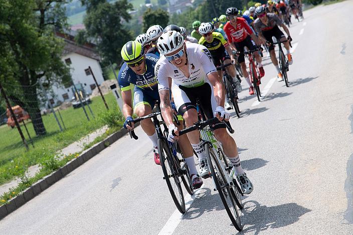 Michael Kukrle (CZE, Team Elkov Kasper), Szymon Rekita (POL, Voster ATS Team), 2. Etappe Eferding - Oberneukirchen, Int. Raiffeisen Oberösterreich Rundfahrt UCI Kat. 2.2