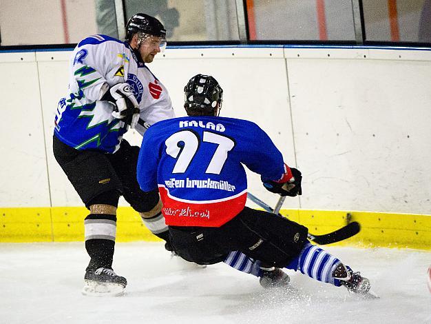 Thomas Gahleitner, Amstetten und Florian Kalab, Wels ECU Amstetten vs EC Win Win Wels