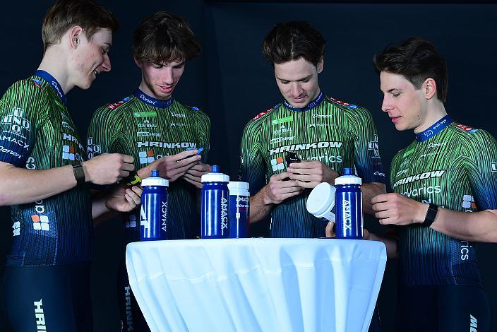 AMACX Nahrung,  Valentin Poschacher (AUT, Hrinkow Advarics), Richard Riska (SVK, Hrinkow Advarics), Loic Bettendorff (LUX, Hrinkow Advarics), Josef Dirnbauer (AUT, Hrinkow Advarics), Teampräsentation, Steyr, Team Hrinkow Advarics Cycleang, UCI Continental Team,