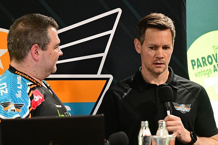 Head Coach Philipp Lukas (Steinbach Black Wings Linz), Steinbach Black Wings Linz , VIP Bereich, Linz AG Eisarena 