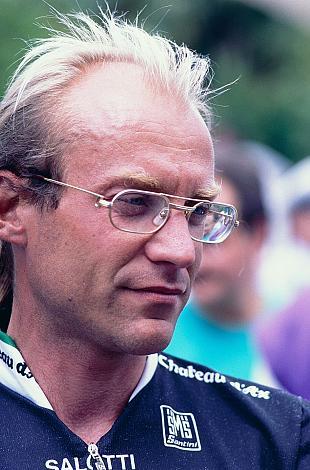 Laurent Fignon (Team Gatorade) am Start in Riva del Garda,15. Etappe, Riva del Garda to Palazzolo sull Oglio
