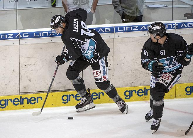Valentin Leiler (EHC Liwest Black Wings Linz)Testspiel, EHC Liwest Black Wings Linz vs CEZ Motor Ceske Budejovice