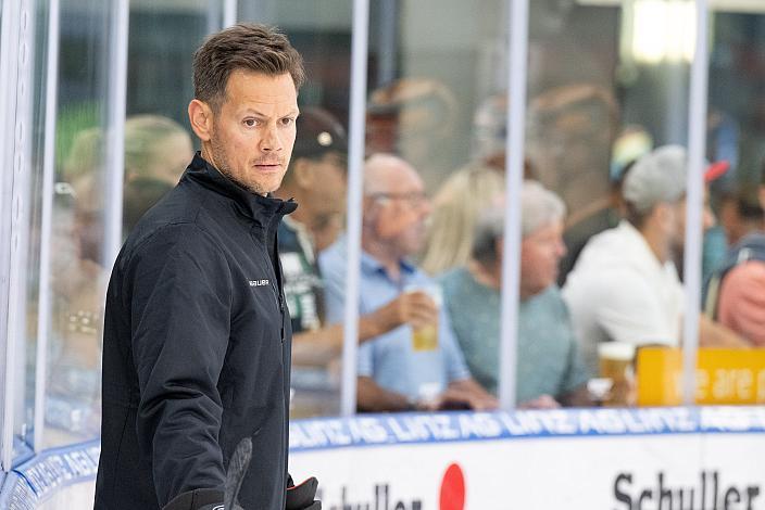 Head Coach Philipp Lukas (Steinbach Black Wings Linz) Steinbach Black Wings Linz Steinbach Black Wings Linz, Linz AG Eisarena