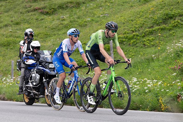 Lukas Pöstlberger (AUT, Team Jayco AlUla) Jonas Rapp (GER, Hrinkow Advarics), 72. Tour of Austria, 3. Etappe Silian - St. Johann im Alpendorf