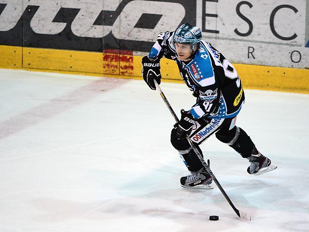 #91 Martin Grabher Meier, Linz, KHL Medvescak Zagreb, EHC Liwest Black Wings Linz vs KHL Medvescak Zagreb, Zwischenrunde