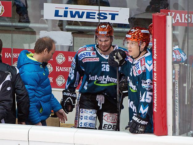 Rob Hisey, Linz beim Clubarzt,  EHC Liwest Black Wings Linz vs UPC Vienna Capitals, Pick Round