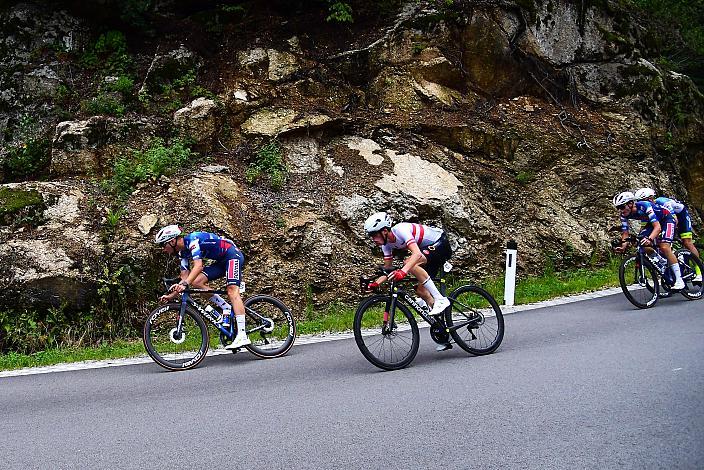 Etappensieger Maksymilian Matyasik (POL, Soudal Quick-Step U19) vor Michael Hettegger (AUT, LRV Oberösterreich),  50. OÖ Junioren Rundfahrt, 2. Etappe Sarleinsbach - Sarleinsbach
