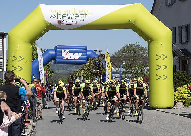 Start zum GP Vorarlberg,  Radbundesliga 2019, Nenzing