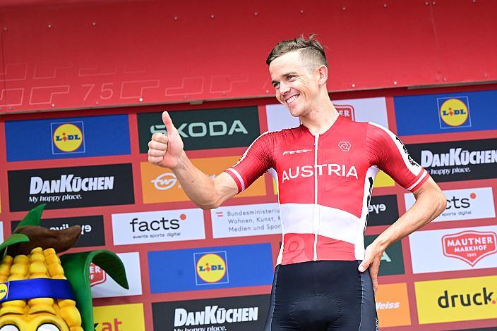Etappensieger Gregor Mühlberger (AUT, Austria), 1. Etappe von Graz - Gamlitz, 188km, Tour of Austria