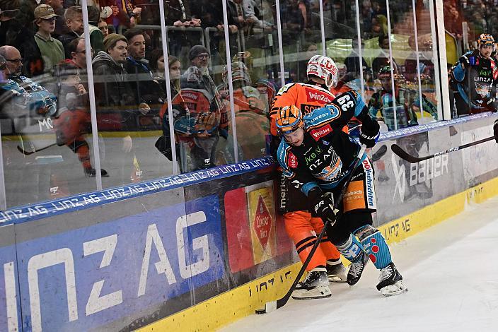Ian Scheid (Steinbach Black Wings Linz) Win2Day ICE Hockey League,  5. Viertelfinale, Steinbach Black Wings Linz vs Moser Medical Graz 99ers,  Linz AG Eisarena 