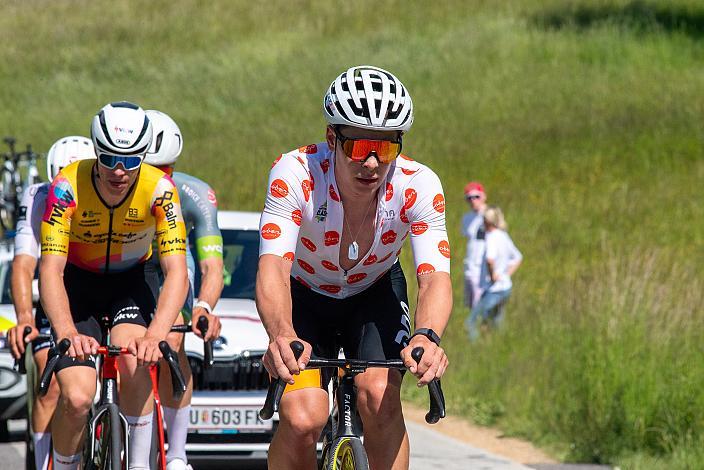 Josef Dirnbauer (AUT, Cycling Team Schwingshandl) im Bergtrikot 3. Etappe Bad Schallerbach - Aigen - Schlägl, 15. Int. Raiffeisen OÖ-Radrundfahrt UCI Kat. 2.2