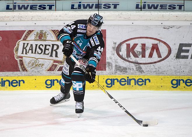 Shane O Brian (EHC Liwest Black Wings Linz),  EHC Liwest Black Wings Linz vs EC KAC, Platzierungsrunde