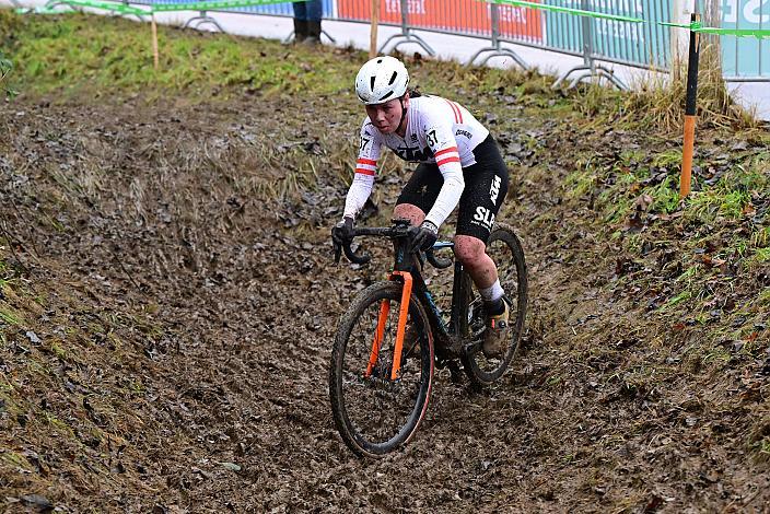 Podest Damen 2. Platz Nadja Heigl (AUT, KTM Spada powered by Brenta Braakes), Damen, 4.Radquerfeldein GP um das Sportzentrum Gunskirchen, Rad Cyclo Cross,