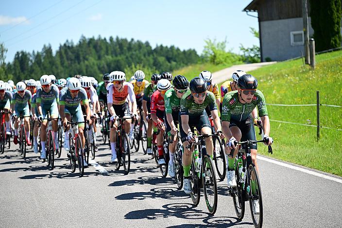 Dominik Hödlmoser (AUT, Hrinkow Advarics), Paul Buschek (AUT, Hrinkow Advarics Cycleang Team), 3. Etappe Bad Schallerbach - Aigen - Schlägl, 15. Int. Raiffeisen OÖ-Radrundfahrt UCI Kat. 2.2