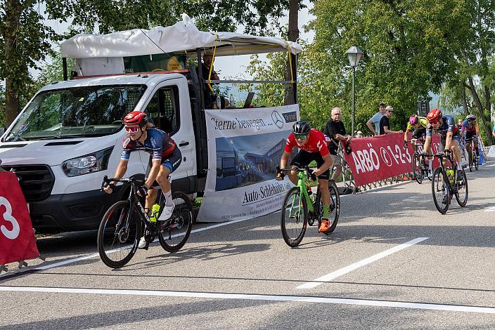 v.l. Sebastian Schönberger (AUT, Team Felt - Felbermayr),  Jaka Primozic (SLO, Hrinkow Advarics), Emanuel Zangerle (AUT, Team Felt - Felbermayr), Road Cycling League Ranshofen, OÖ