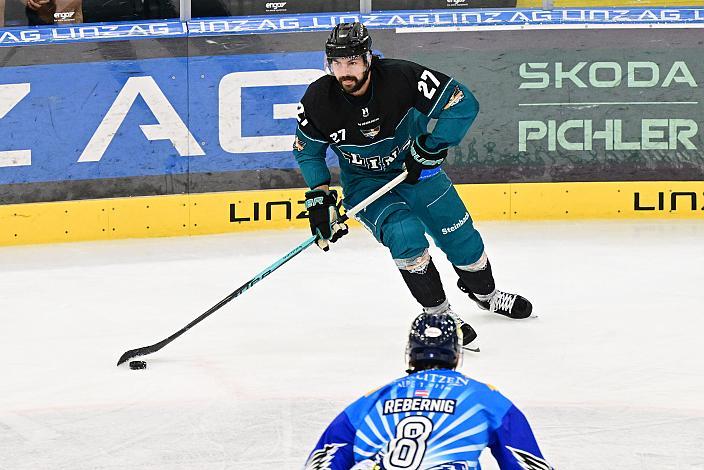 Shawn St.Amant (Steinbach Black Wings Linz) Testspiel Steinbach Black Wings Linz vs EC VSV, Linz AG Eisarena 