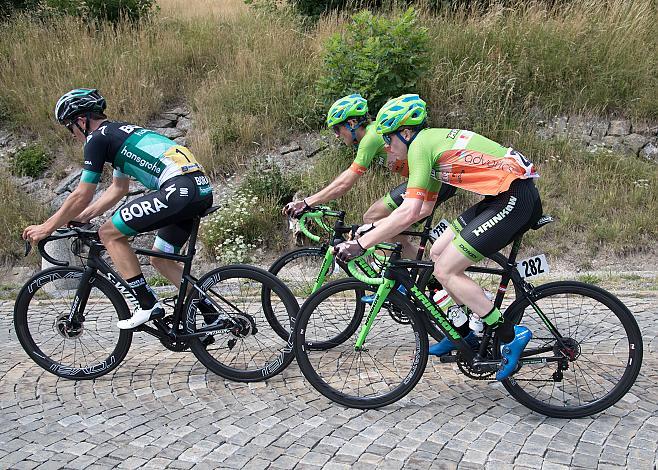 Gregor MÃ¼hlberger (AUT, Bora - Hansgrohe), Dominik Hrinkow (AUT, Hrinkow Advarics Cycleang Team), Markus Freiberger (AUT, Hrinkow Advarics Cycleang) Staatsmeisterschaft, Strassenrennen, Kahlenberg, Wien