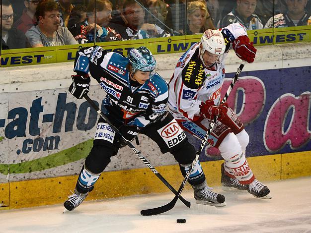 Martin Grabher Meier und Johannes Kirisits, KAC, EHC Liwest Black Wings Linz vs EC KAC