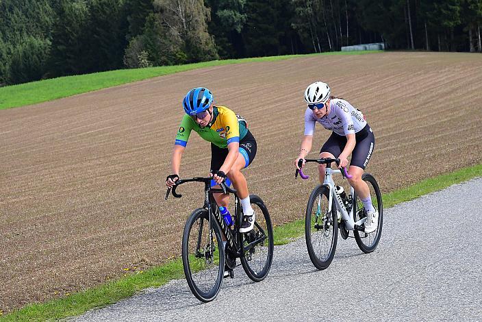 Therese Feiersinger (AUT, Union Ebbs), Amelie Cooper (GBR, Union Raiffeisen Radteam Tirol), Rahel Aschwanden (SUI, Spar CTO Woman), Damen Elite, U23, Cycling League Austria Radliga, Mühlviertler Hügelwelt Classic Elite Damen, Königswiesen, OÖ